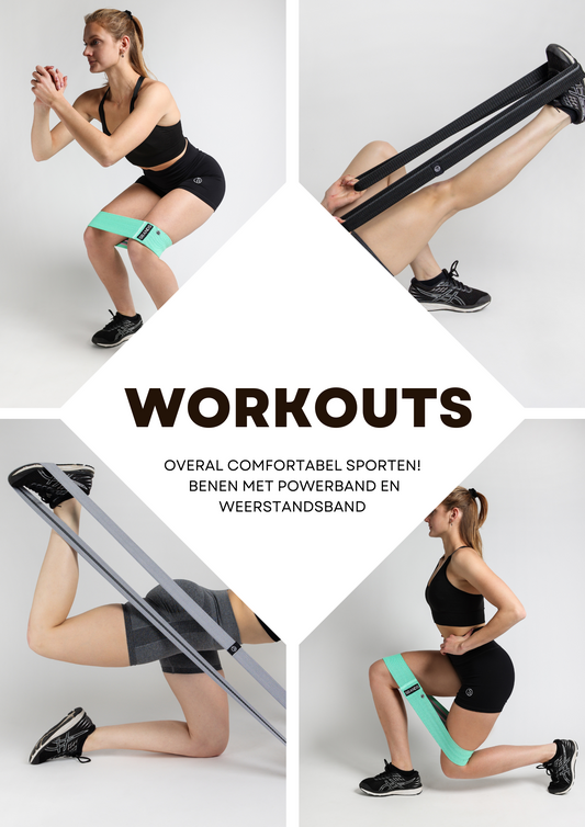 Workout schema | Benen workout met weerstandsband en powerband